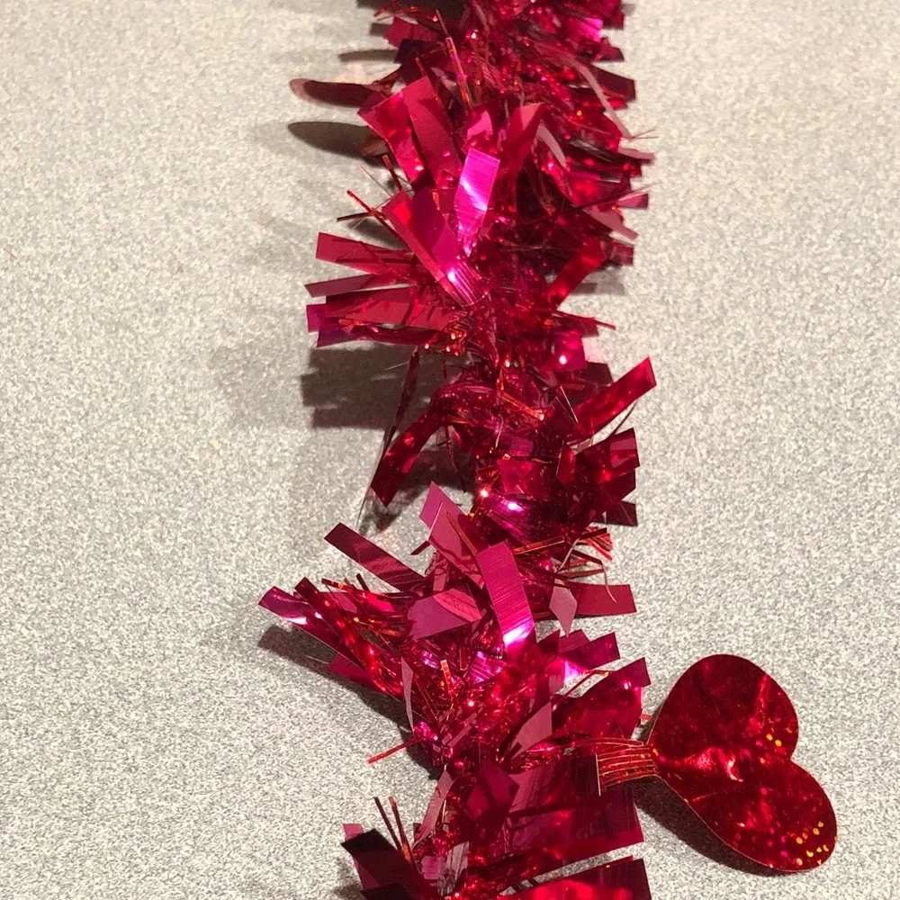 Festive Red Heart Garland Bundle